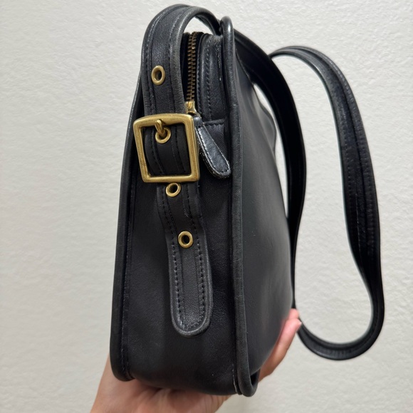 Vintage Coach Black Legacy North South Compartment Bag - Picture 3 of 11